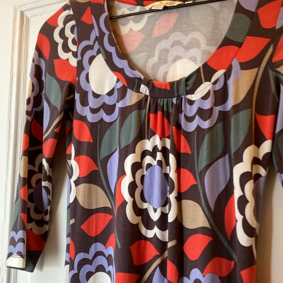 Boden print dress. 3/4 sleeve. Size 2 - Picture 4 of 4
